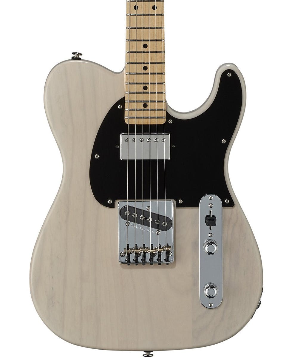 G&L USA Fullerton Deluxe ASAT Classic Bluesboy in Blonde